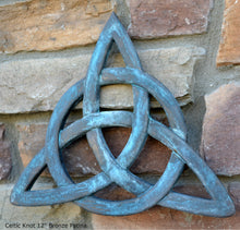 Load image into Gallery viewer, Celtic decor Trinity Knot Wall Plaque sculpture Irish www.Neo-Mfg.com 12&quot; p11
