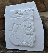 Load image into Gallery viewer, History Aztec Maya Itzamna Artifact Carved Sculpture Statue 13&quot; Tall www.Neo-Mfg.com Wall art Codex
