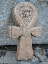 Load image into Gallery viewer, History Egyptian Ankh Tut tomb Carved Sculpture Statue www.Neo-Mfg.com Wall art 5&quot;
