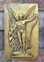 Load image into Gallery viewer, Roman Greek Victory Peonion Olympia Fragment Sculptural wall relief plaque www.Neo-Mfg.com 10&quot; home decor d7
