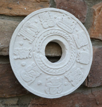 Load image into Gallery viewer, History Aztec Maya Long Count calendar Glyph Artifact Carved Stone Sculpture Statue 7&quot; Tall www.Neo-Mfg.com b12
