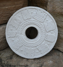 Load image into Gallery viewer, History Aztec Maya Long Count calendar Glyph Artifact Carved Stone Sculpture Statue 7" Tall www.Neo-Mfg.com b12
