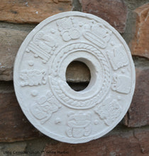 Load image into Gallery viewer, History Aztec Maya Mesoamerica Tzolkin plaque wall Sculpture Statue www.Neo-Mfg.com 7&quot;
