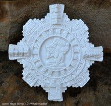 Load image into Gallery viewer, History Aztec Maya Artifact Carved Rimel Haab Sun Stone Sculpture Statue 10&quot; Tall Neo-Mfg n9
