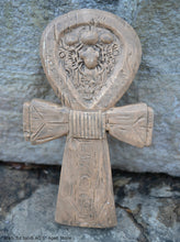 Load image into Gallery viewer, History Egyptian Ankh Tut tomb Carved Sculpture Statue www.Neo-Mfg.com Wall art 5&quot;
