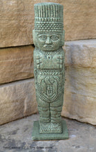 Load image into Gallery viewer, History Toltec warrior Mesoamerican MAYAN AZTEC Sculptural Statue Sculpture 12" www.Neo-Mfg.com
