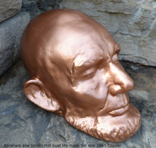 Load image into Gallery viewer, History Abraham abe lincoln mill bust life mask full size 1865 www.neo-mfg.com
