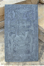 Load image into Gallery viewer, History Aztec Mayan sarcophagus of king K’inich Janaab’ Pakal wall plaque art 23" www.Neo-Mfg.com Grand Size
