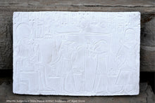 Load image into Gallery viewer, History Egyptian Afterlife Judgement Stela Plaque Artifact Sculpture 14&quot; www.Neo-Mfg.com home decor L8
