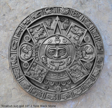 Load image into Gallery viewer, Aztec Mayan Tonatiuh sun god relief sculpture ancient replica www.Neo-Mfg.com 10&quot; n4
