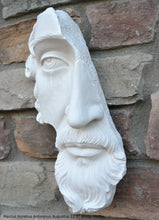 Load image into Gallery viewer, Marcus Aurelius Antoninus Augustus 3D Portrait Face Wall Plaque Sculpture Fragment 12.5&quot; www.Neo-Mfg.com
