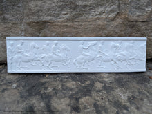 Load image into Gallery viewer, History Roman horsemen Stela Fragment Sculptural wall relief plaque www.Neo-Mfg.com 9&quot; Henning design

