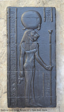 Load image into Gallery viewer, History Egyptian Sekhmet Kom Ombo Temple Sculptural wall relief www.Neo-Mfg.com 14&quot;
