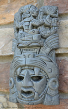 Load image into Gallery viewer, History Aztec Maya Artifact Warrior mask Jaguar Sun Moon Sculpture Statue 8.5&quot; Tall www.Neo-Mfg.com
