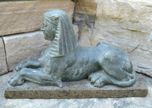 Load image into Gallery viewer, Egyptian French Sphinx Female statue fragment replica sculpture Artifact 13.75" www.Neo-Mfg.com
