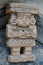 Load image into Gallery viewer, History Aztec Maya Chalchiuhtlicue Stele Totem Artifact Sculpture Statue 13&quot; Tall www.Neo-Mfg.com a1
