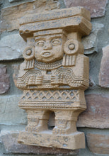 Load image into Gallery viewer, History Aztec Maya Chalchiuhtlicue Stele Totem Artifact Sculpture Statue 13&quot; Tall www.Neo-Mfg.com a1
