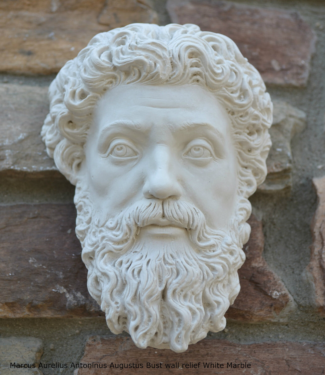 Marcus Aurelius Antoninus Augustus Bust wall relief 9