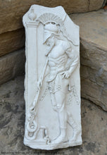 Load image into Gallery viewer, Roman Greek Hellenistic Sepulchral Warrior Stone Carving Sculpture Wall Frieze 5th cen BC 16" tall www.Neo-Mfg.com
