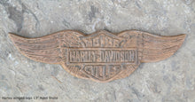 Load image into Gallery viewer, Decor Harley Davidson Vintage Sculpture wall Plaque relief 13&quot; www.Neo-Mfg.com Motorcycle Decor

