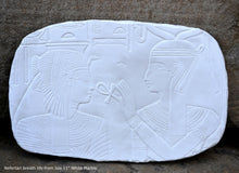Load image into Gallery viewer, Egyptian Nefertari breath life from Isis Sculpture Statue Relief wall fragment www.Neo-mfg.com 11&quot; e21
