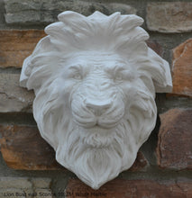 Load image into Gallery viewer, Lion Bust wall Sconce / Shelf Sculpture art www.Neo-Mfg.com home decor 10.25&quot;
