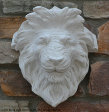 Load image into Gallery viewer, Lion Bust wall Sconce / Shelf Sculpture art www.Neo-Mfg.com home decor 10.25"
