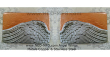Load image into Gallery viewer, Angel Wings 2pc wall sculpture statue plaque www.Neo-Mfg.com Memorial
