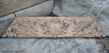Load image into Gallery viewer, Griffin gryphons Winged lion wall Sculpture plaque 22&quot; www.Neo-Mfg.com Home decor mystical
