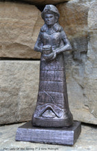Load image into Gallery viewer, Assyrian Sumerian Goddess Inanna Ishtar Mari Lady Of Wel Spring Sculpture Statue 7&quot; Tall www.Neo-Mfg.com Goddess with Vase La déesse au vase

