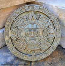 Load image into Gallery viewer, Aztec Mayan Tonatiuh sun god relief sculpture ancient replica www.Neo-Mfg.com 10&quot; n4
