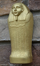 Load image into Gallery viewer, Egyptian Harkhebit Sarcophagus Sculpture reproduction art 7.25&quot; www.Neo-Mfg.com home decor Museum
