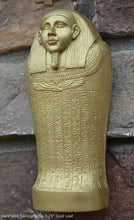 Load image into Gallery viewer, Egyptian Harkhebit Sarcophagus Sculpture reproduction art 7.25" www.Neo-Mfg.com home decor Museum
