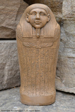 Load image into Gallery viewer, Egyptian Harkhebit Sarcophagus Sculpture reproduction art 7.25&quot; www.Neo-Mfg.com home decor Museum
