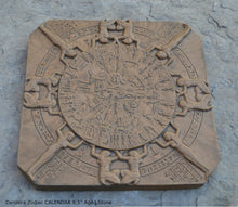 Load image into Gallery viewer, Egyptian Dendera Zodiac CALENDAR Sculptural wall relief plaque 8.5&quot; Museum Quality www.Neo-Mfg.com g22
