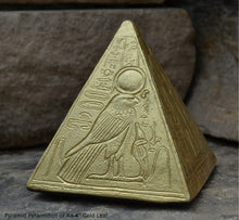 Load image into Gallery viewer, Egyptian Pyramid Pyramidion of Ramose Ra artifact carving sculpture statue 4&quot; www.NEO-MFG.com
