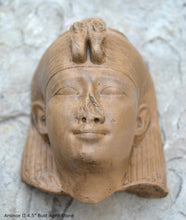 Load image into Gallery viewer, Egyptian Arsinoe II Ancient Bust Wall Sculpture reproduction art 4.5&quot; www.Neo-Mfg.com museum reproduction
