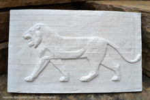 Load image into Gallery viewer, Assyrian Babylonian Lion Processional Way wall plaque art Sculpture 15.25" www.Neo-Mfg.com
