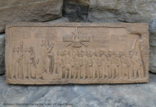Load image into Gallery viewer, Assyrian Persian Behistun Inscription Darius the Great art Sculpture wall plaque relief 14" www.Neo-Mfg.com L10
