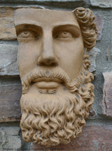 Load image into Gallery viewer, Roman Greek emperor Lucius Verus Fragment 3D Portrait Face Wall Plaque Sculpture 11&quot; www.Neo-Mfg.com Museum reproduction Marcus Aurelius
