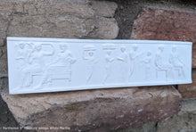 Load image into Gallery viewer, History Roman Parthenon Stela Fragment Sculptural wall relief plaque www.Neo-Mfg.com 9&quot; Henning design
