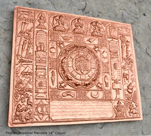 Load image into Gallery viewer, Asia Tibetan Nepalese Mandala Plaque Sculpture 14&quot; Wide www.Neo-Mfg.com Tibet home decor
