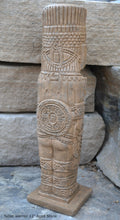 Load image into Gallery viewer, History Toltec warrior Mesoamerican MAYAN AZTEC Sculptural Statue Sculpture 12&quot; www.Neo-Mfg.com
