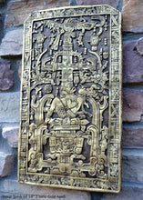 Load image into Gallery viewer, History Aztec Mayan sarcophagus of king K’inich Janaab’ Pakal wall plaque art 18&quot; www.Neo-Mfg.com

