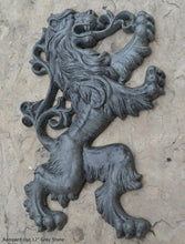Load image into Gallery viewer, Animal LION Rampant Lowenbrau sculpture wall art frieze www.Neo-Mfg.com 12&quot; medieval a9
