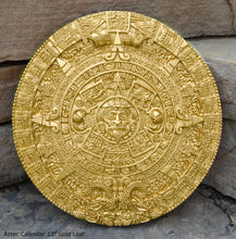Load image into Gallery viewer, History MAYAN AZTEC CALENDAR Sculptural wall relief plaque 12&quot; www.Neo-Mfg.com c5
