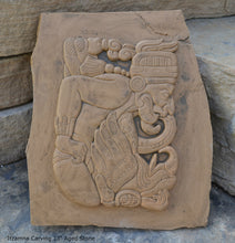 Load image into Gallery viewer, History Aztec Maya Itzamna Artifact Carved Sculpture Statue 13&quot; Tall www.Neo-Mfg.com Wall art Codex
