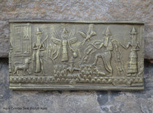 Load image into Gallery viewer, Historical Assyrian Akkadian Adda Cylinder Seal wall Sculpture www.Neo-Mfg.com Mesopotamia Museum Reproduction
