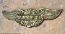 Load image into Gallery viewer, Decor Harley Davidson Vintage Sculpture wall Plaque relief 13&quot; www.Neo-Mfg.com Motorcycle Decor
