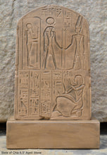 Load image into Gallery viewer, Egyptian votive stele of Chia scribe &amp; treasurer of Ramses II Sculpture Statue Fragment 6.5&quot; Tall www.Neo-Mfg.com
